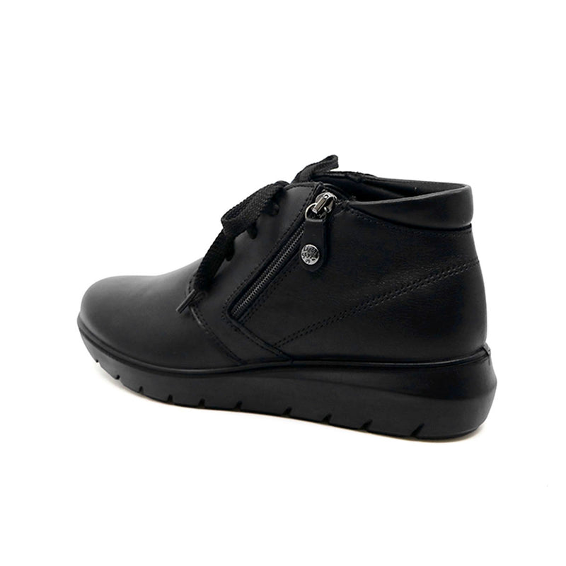 VALI Black Wide Fit Ankle Boots