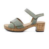 VANELLE Pine Green Soft Heel Sandals