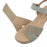 VANELLE Fiery Red Soft Heel Sandals