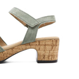 VANELLE Fiery Red Soft Heel Sandals