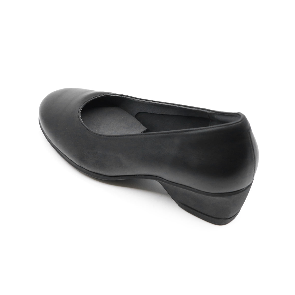 WATANE Black Extra Flex Leather Pumps – Shoes Republic
