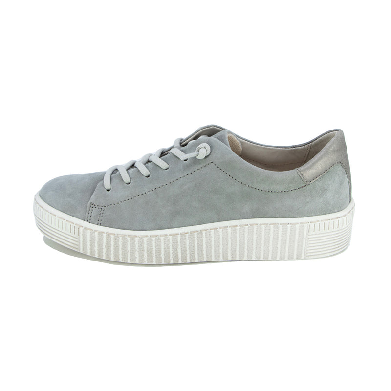 Walaa Grey Beige Soft Walking Sneakers