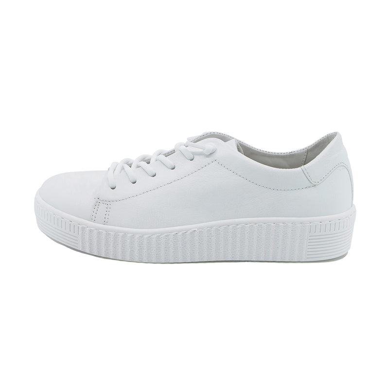 Walaa White Soft Walking Sneakers