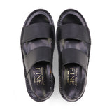 YOYO Black Ultra Light & Wide Fit Sandals