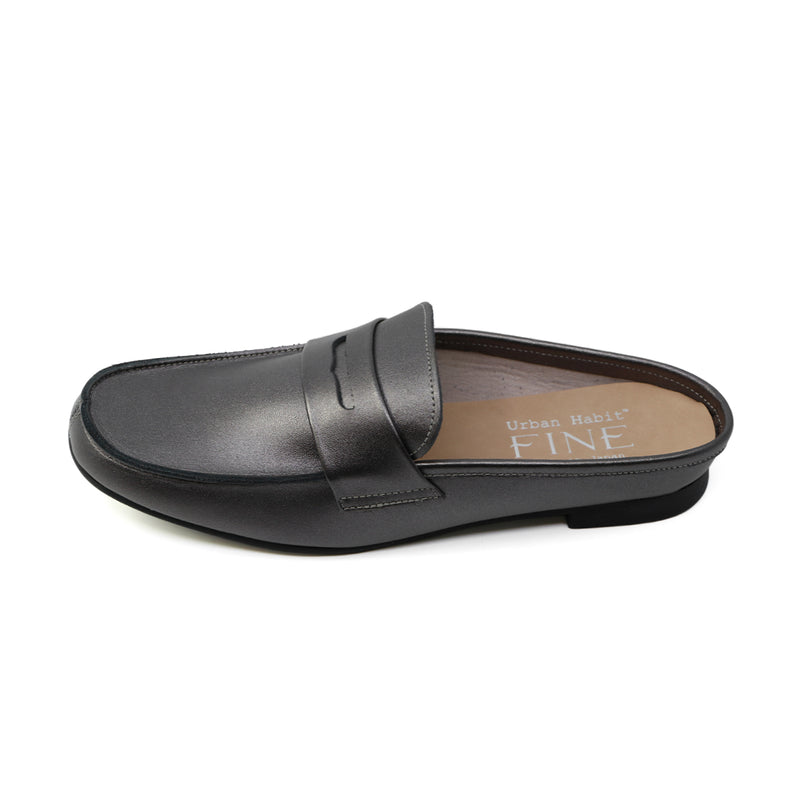YU-AN Bronze Mule Sandals