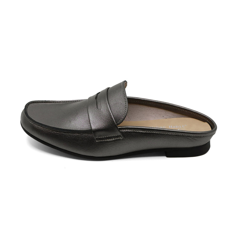 YU-AN Bronze Mule Sandals