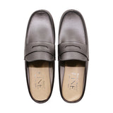 YU-AN Bronze Mule Sandals