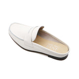 YU-AN Ivory Mule Sandals