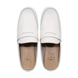 YU-AN Ivory Mule Sandals