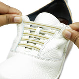 Yunami Ivory Ultra Light & Wide Fit Sneakers