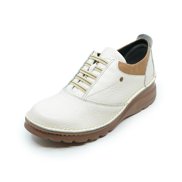 Yunami Ivory Ultra Light & Wide Fit Sneakers