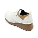 Yunami Ivory Ultra Light & Wide Fit Sneakers