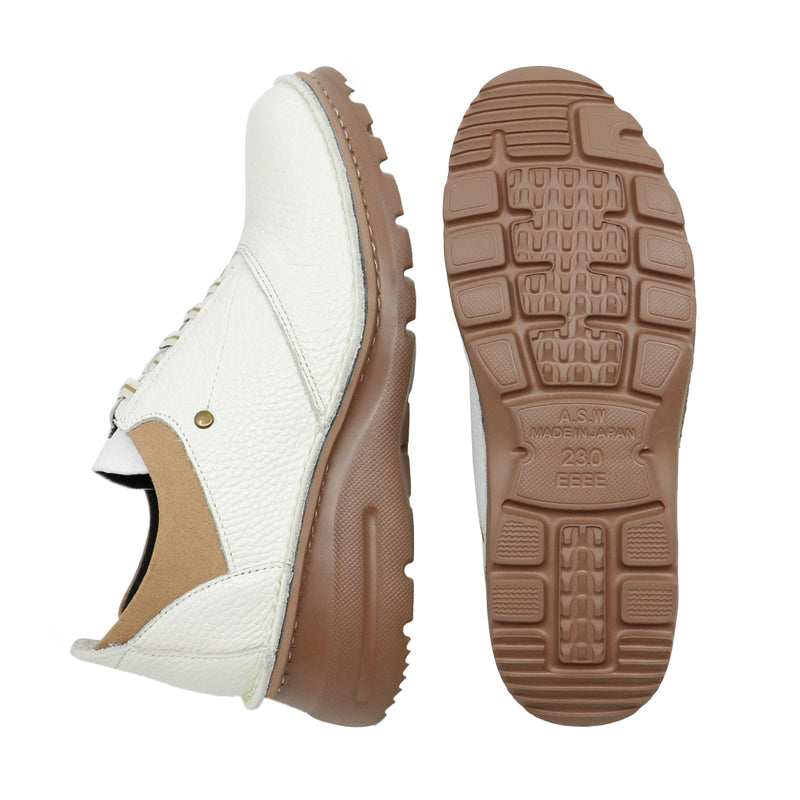 Yunami Ivory Ultra Light & Wide Fit Sneakers