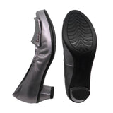 Kihin Dark Silver Soft Walking Pumps