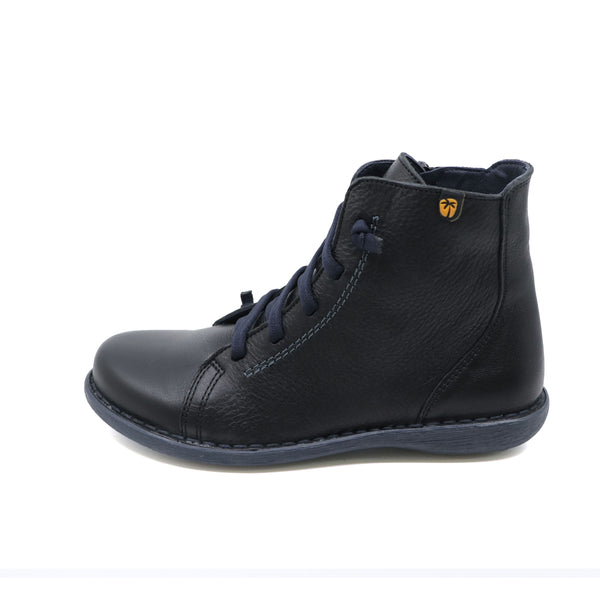 COKI Black Leather Boots