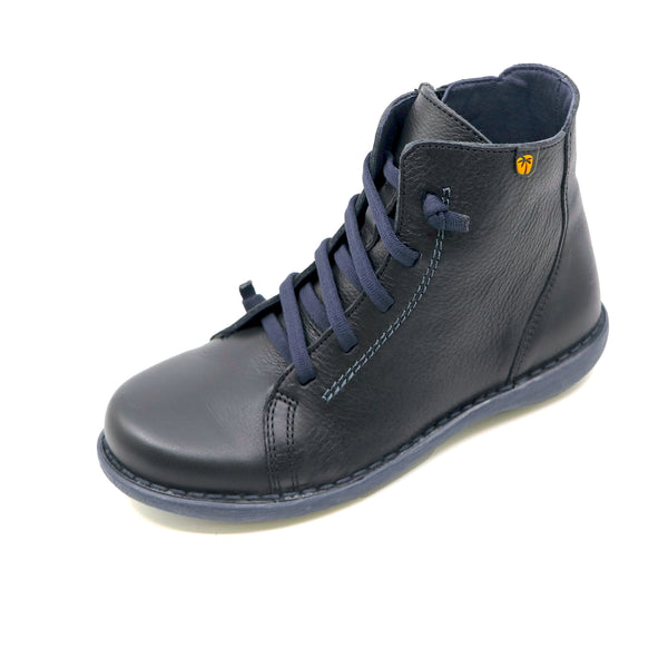COKI Black Leather Boots