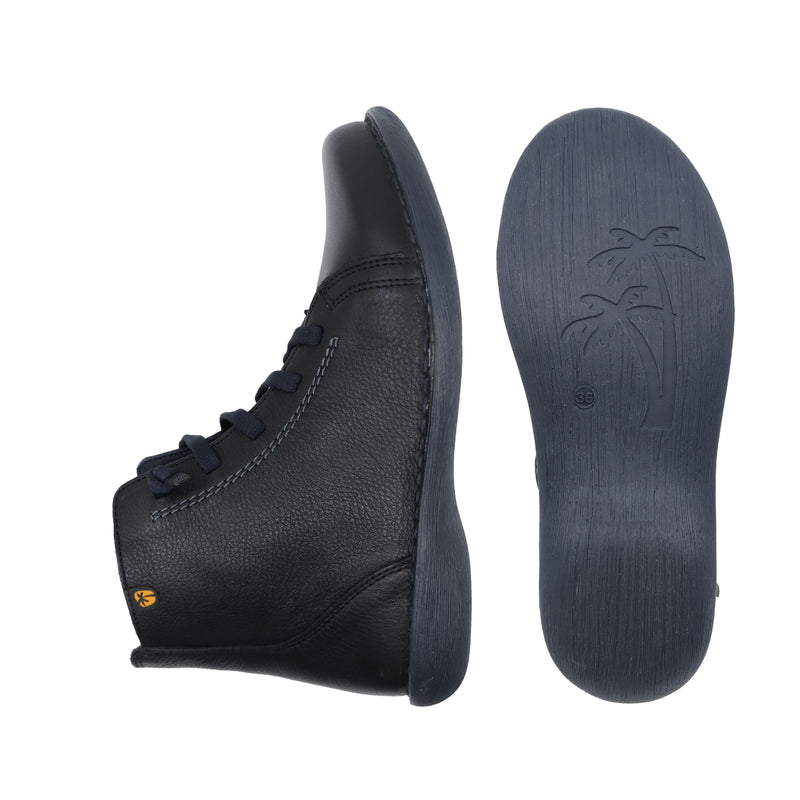 COKI Black Leather Boots