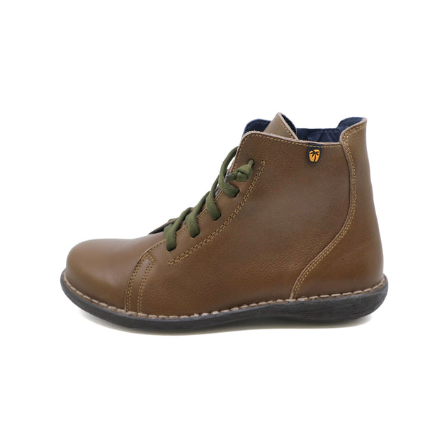 COKI Olive Brown Leather Boots