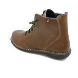 COKI Olive Brown Leather Boots