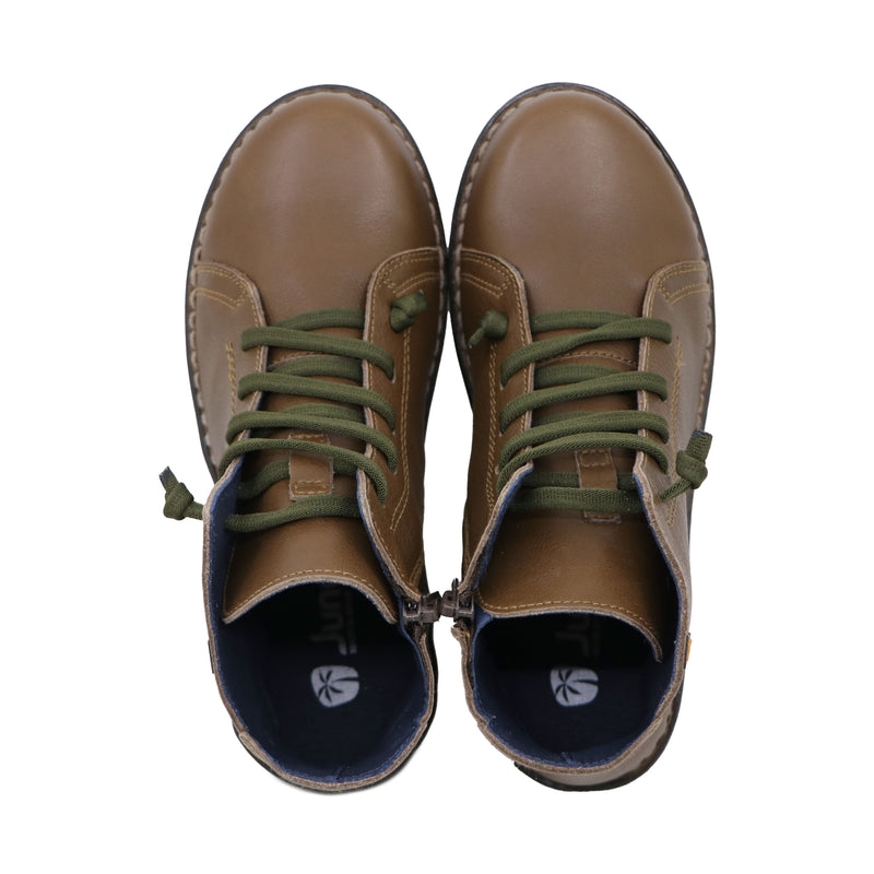 COKI Olive Brown Leather Boots