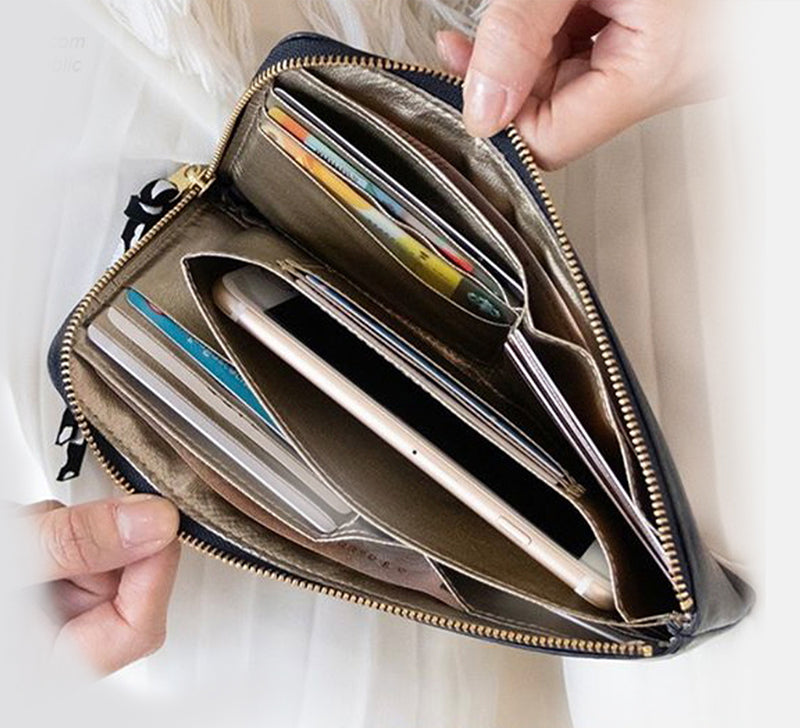 EN Thin Dot Wallet Mustard