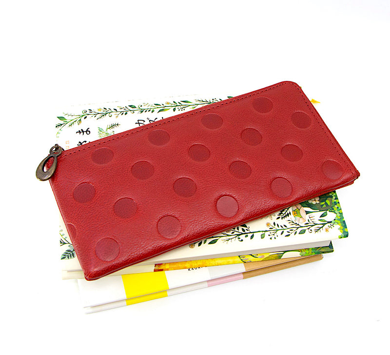 EN Thin Dot Wallet Red