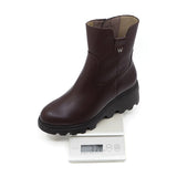 GELA2 Dark Brown Weatherlock WondersFly Platform Boots