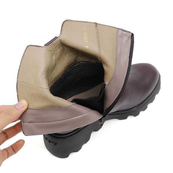 GELA2 Dark Brown Weatherlock WondersFly Platform Boots