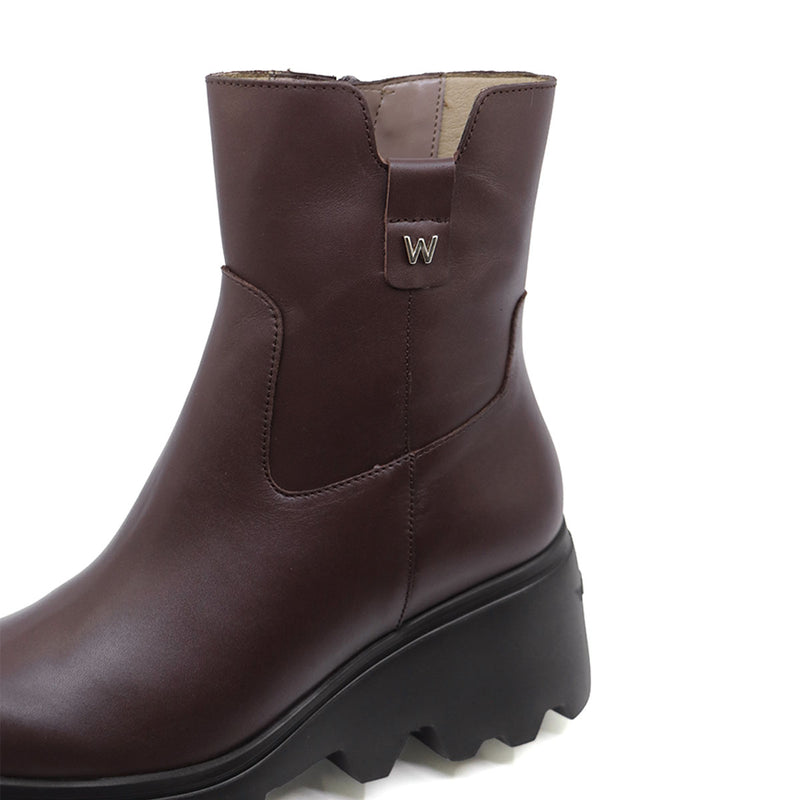 GELA2 Dark Brown Weatherlock WondersFly Platform Boots