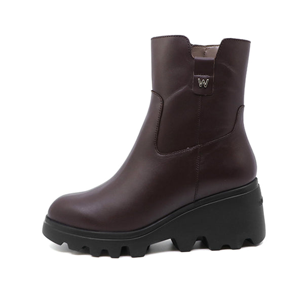 GELA2 Dark Brown Weatherlock WondersFly Platform Boots
