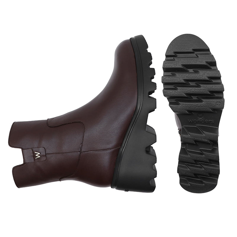 GELA2 Dark Brown Weatherlock WondersFly Platform Boots
