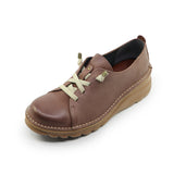 Kazu Dark Brown Ultra Light and Wide Fit Sneakers