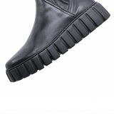 Lavine Black Ultra Light Platform Boots