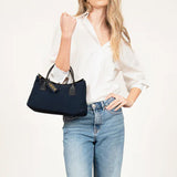 GIULIETTA 30 (MINI) LINYLEN TOTE Toast-Off white