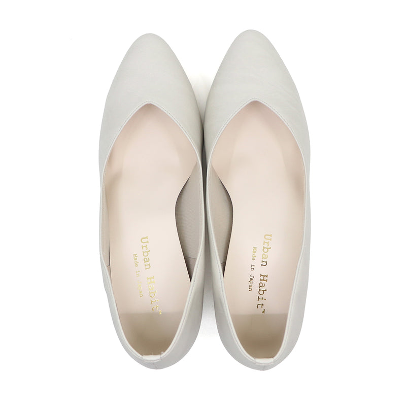 MIYO2 Ivory Wide Fit Pumps