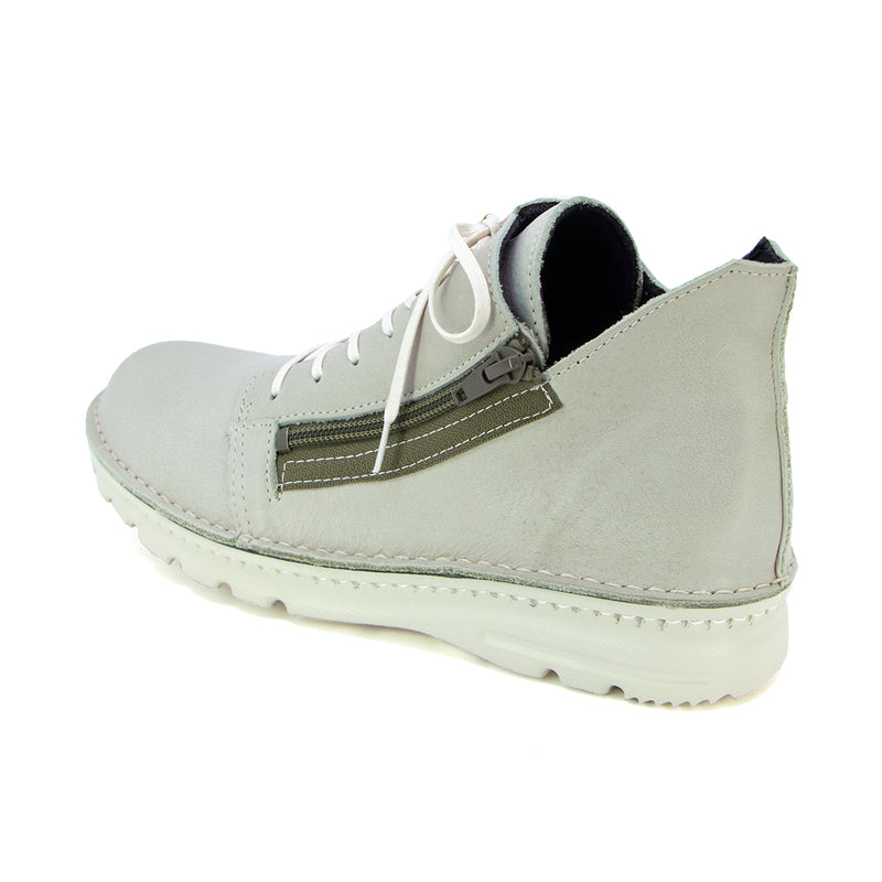 Reiji Ivory Ultra Light and Wide Fit Sneaker Boots