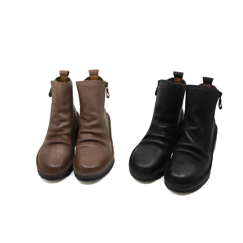 RINKO Black Anti-Slip Wide Fit Boots