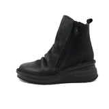 RINKO Black Anti-Slip Wide Fit Boots