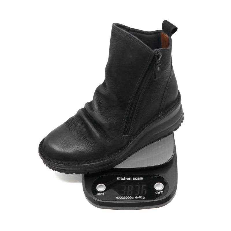 RINKO Black Anti-Slip Wide Fit Boots
