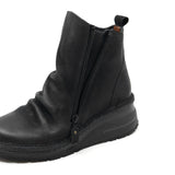 RINKO Black Anti-Slip Wide Fit Boots
