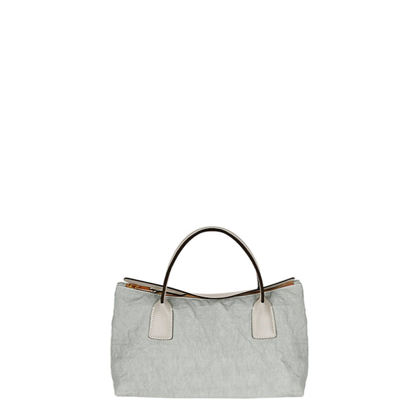 GIULIETTA 30 (MINI) LINYLEN TOTE Pearl Grey