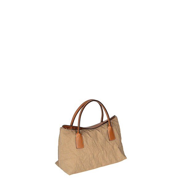 GIULIETTA 30 (MINI) LINYLEN TOTE Toast