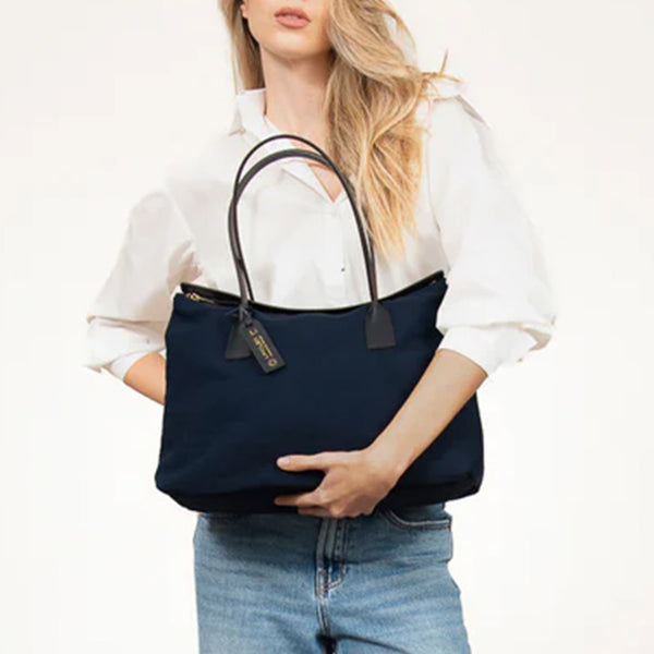 GIULIETTA-38 LINYLEN TOTE Navy