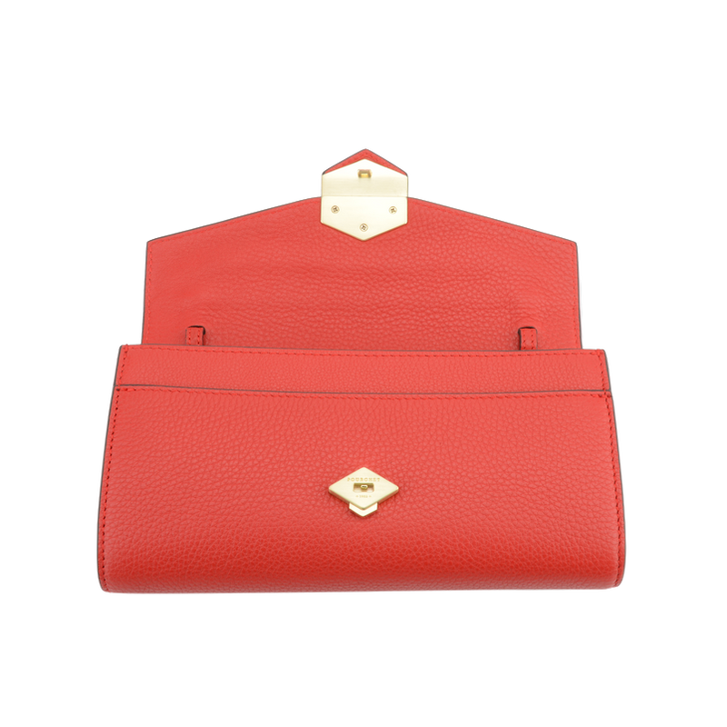 Sèvres Red 3 Ways Convertible Clutch