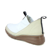 Touma Ivory Ultra Light and Wide Fit Stretch Short Boots