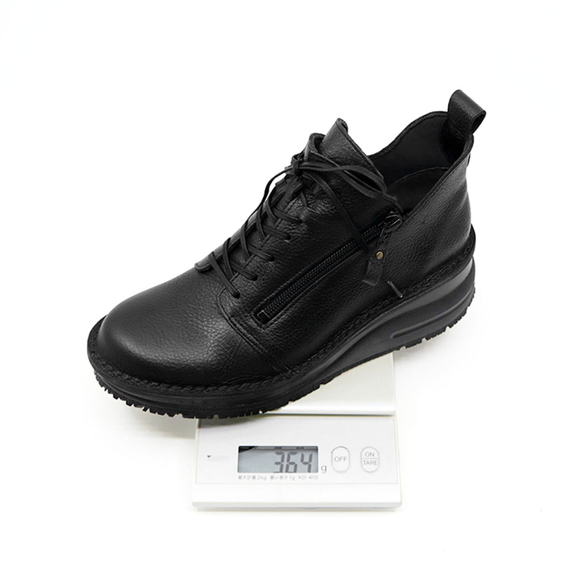 TOUMI Black Anti-Slip Wide Fit Boots