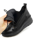 TOUMI Dark Brown Anti-Slip Wide Fit Boots
