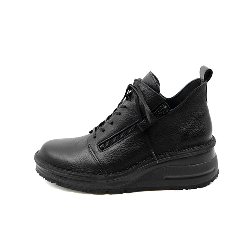 TOUMI Black Anti-Slip Wide Fit Boots