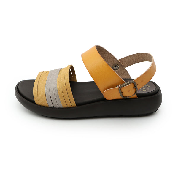 Wami Yellow Combi 2 Ways Supported Sandals