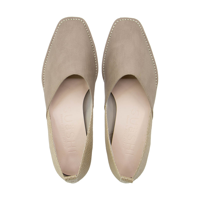 YO Oak Square Toe Flats